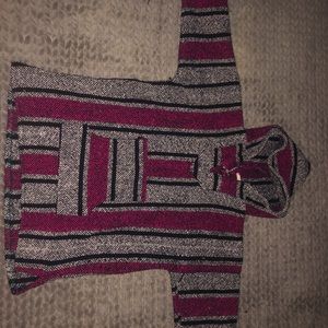 pink black and white drug rug hoodie